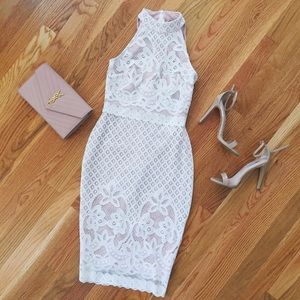ASOS Lace Bodycon Dress EUC